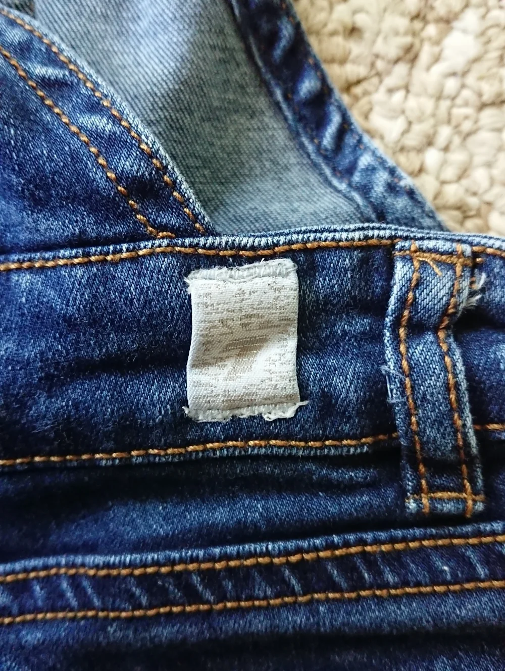 7 For All Mankind Toddler Girls Dark Wash Denim Overalls Size 4T